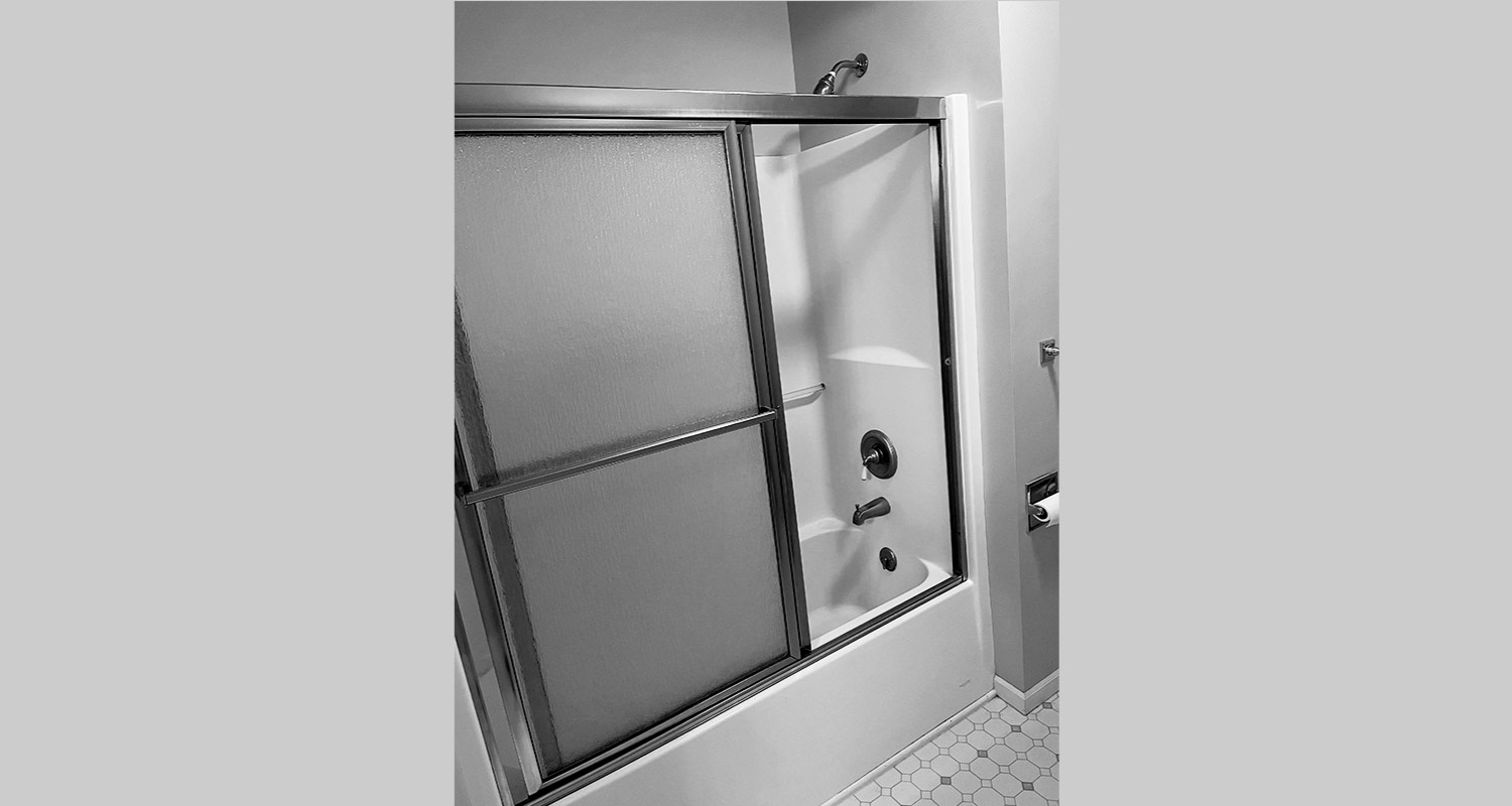 Bathroom walk-in shower