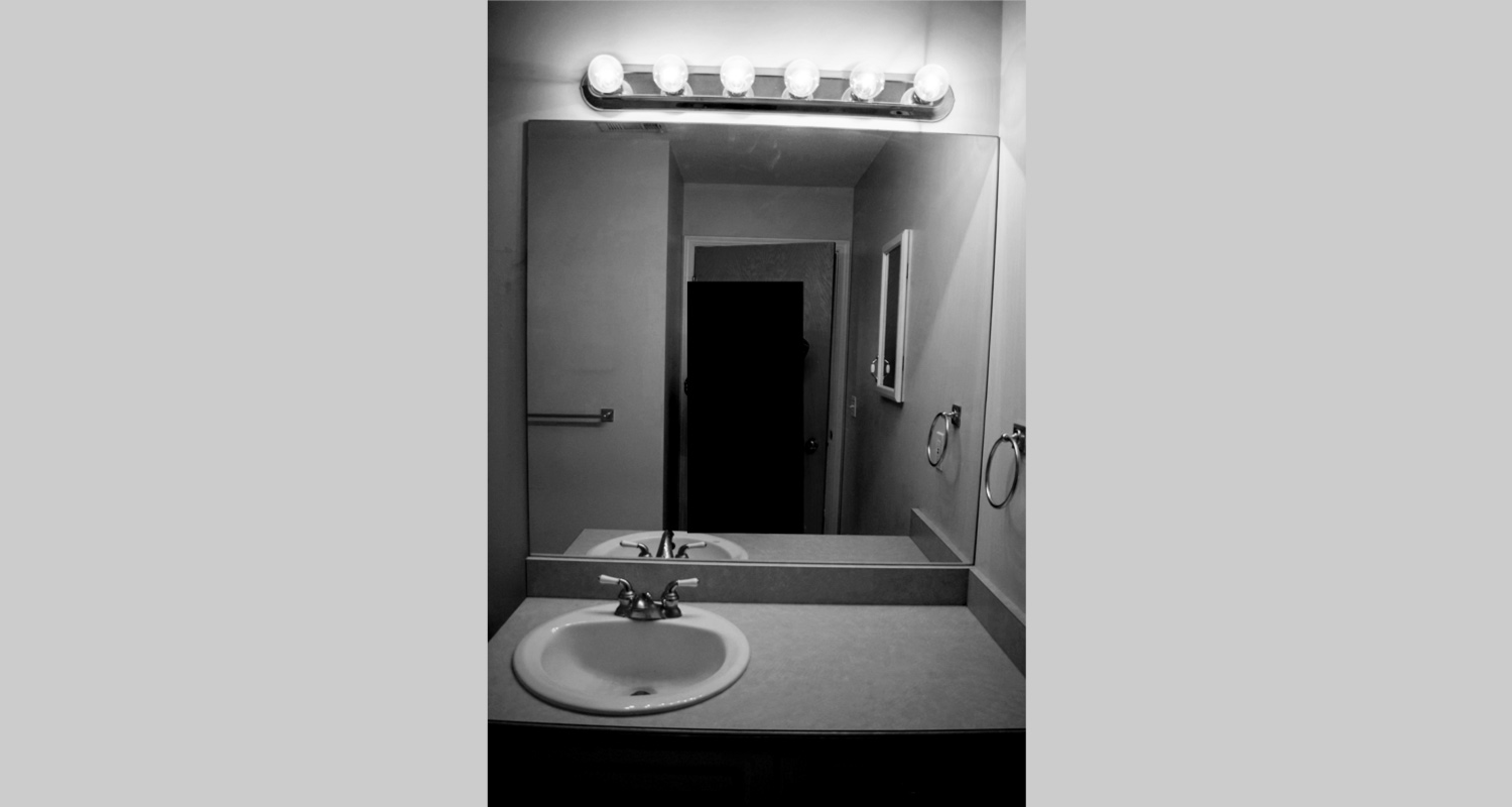 Bathroom view of sink and vanity